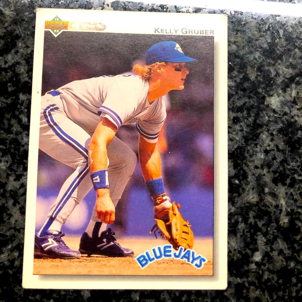 Kelly Gruber Upper Deck 1992 #324 baseball card !!!